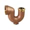 Everflow NY Regular Trap with Drain Plug for Tubular Drain Applications, Brass 2"x1-1/2" 2112 - alternate 5